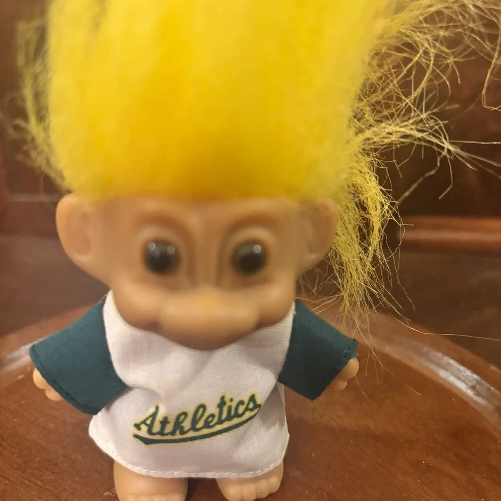 Vintage Russ Mini Fan Troll Doll 3